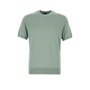 Brioni Men Sage Green Cashmere Blend T-Shirt